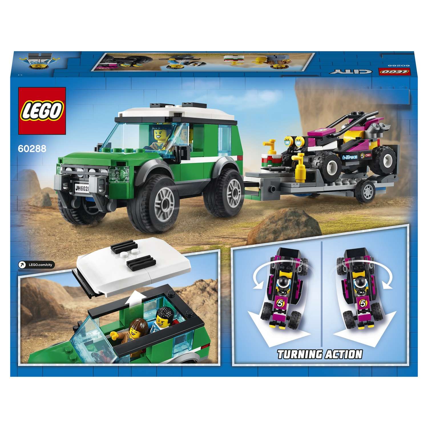Конструктор LEGO City Great Vehicles Транспортировка карта 60288 - фото 3