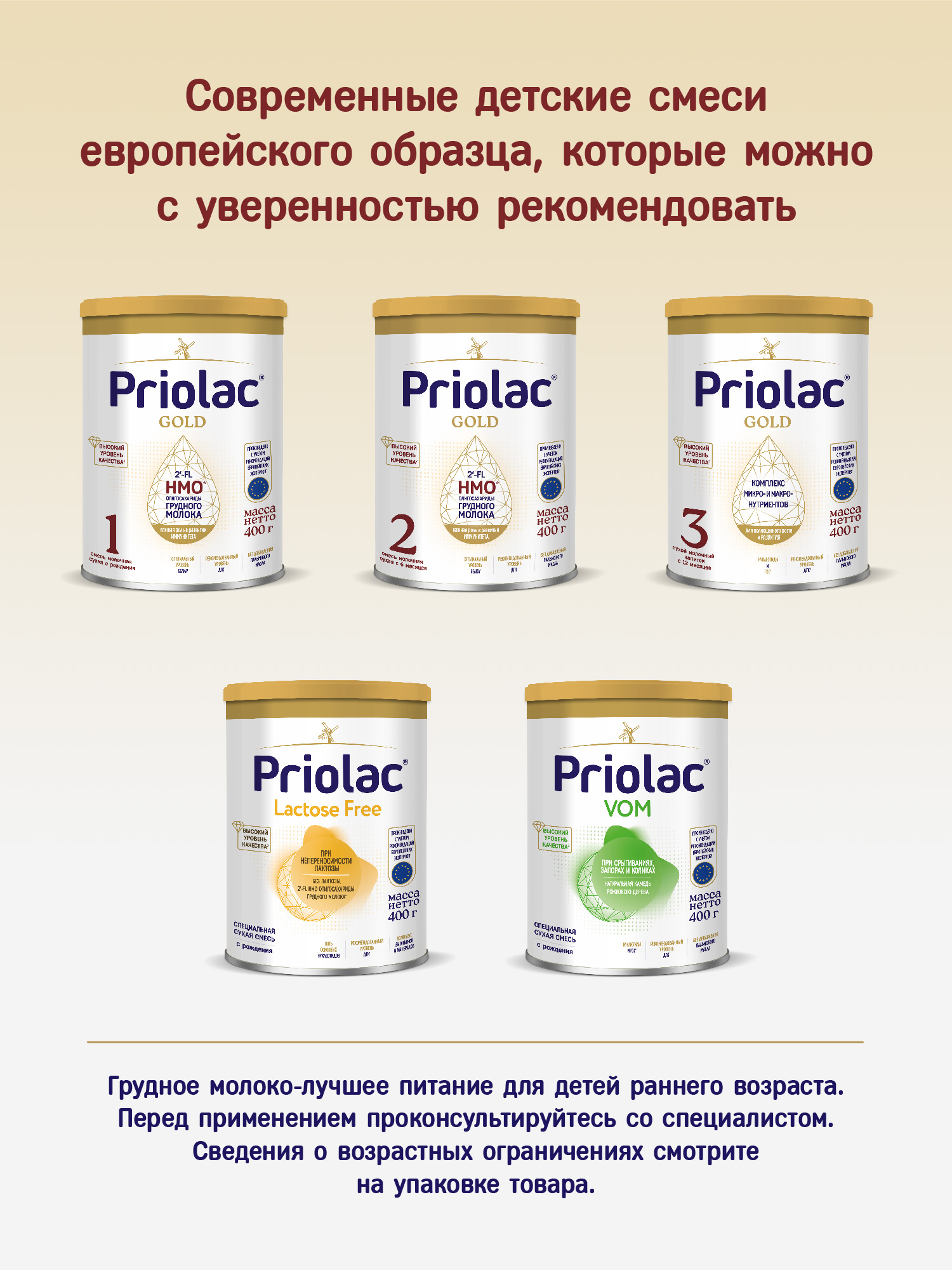 Смесь молочная сухая адаптированная Priolac Gold 2 400г с 6месяцев - фото 9