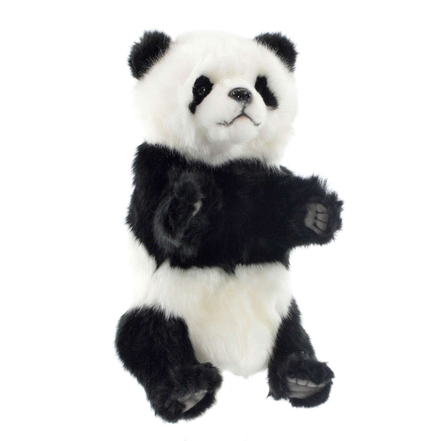 Реалистичная мягкая игрушка HANSA Панда (игрушка на руку) 30 см - фото 1