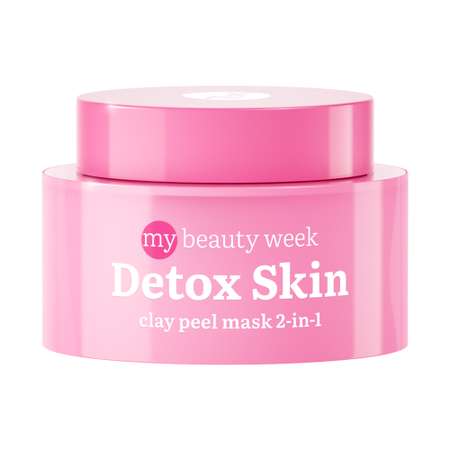 Маска для лица 7DAYS Detox skin очищающая с глиной 2-в-1