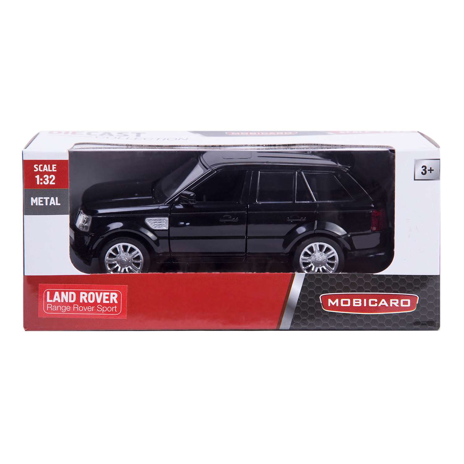 Машина Mobicaro 1:32 Land Rover Sport Черный 544007 - фото 9