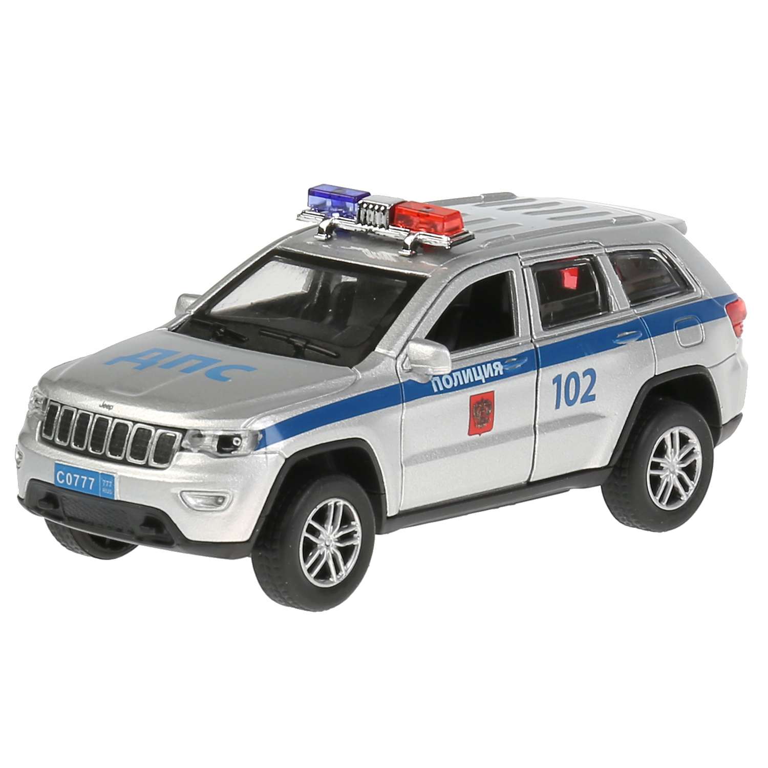 Машина Технопарк Jeep Grand Cherokee Полиция инерционная 289680 289680 - фото 1