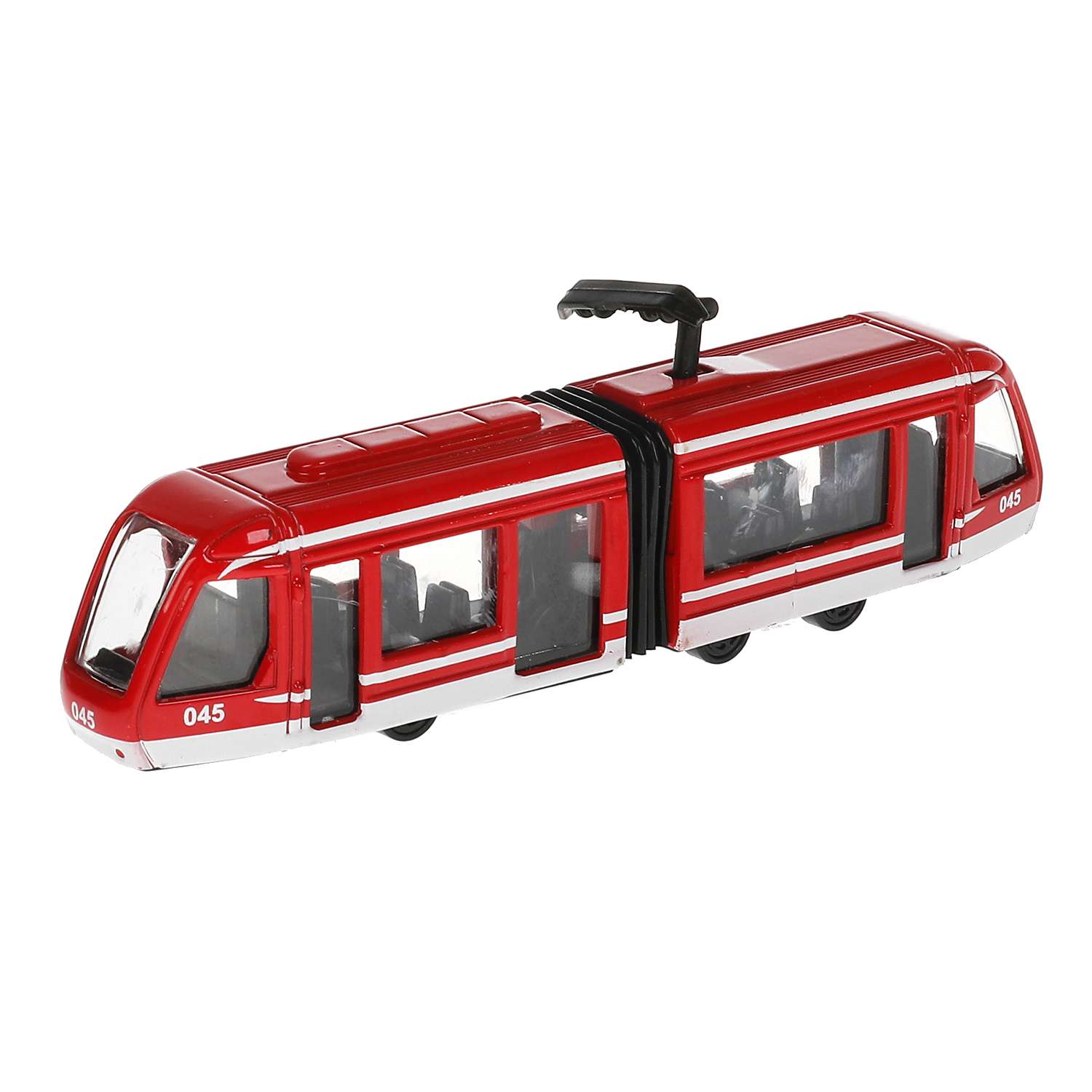 Машина Технопарк Трамвай с резинкой в ассортименте 314725 314725 - фото 2