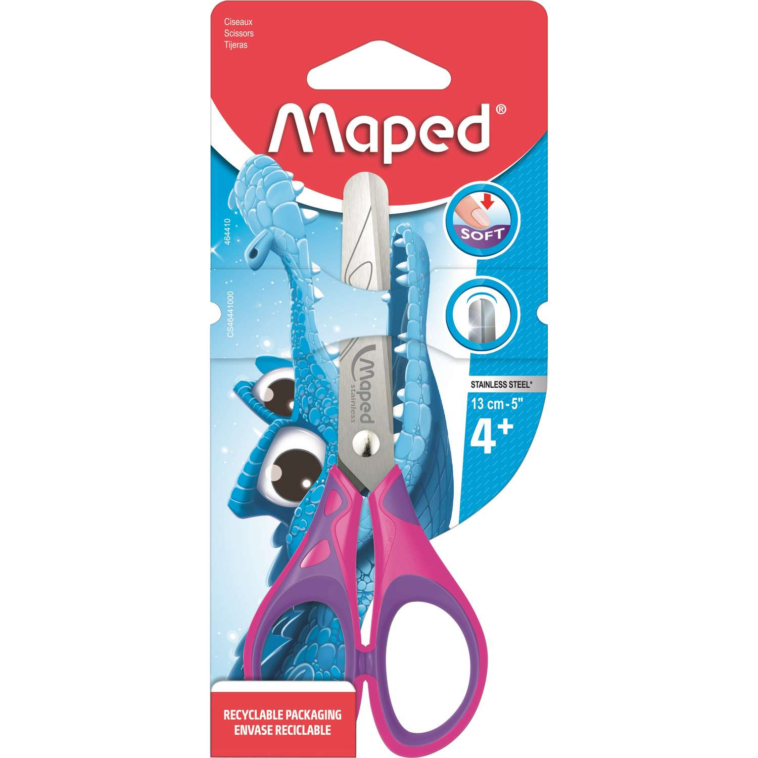 Ножницы Maped Essentials soft 13см в ассортименте 464410 - фото 6