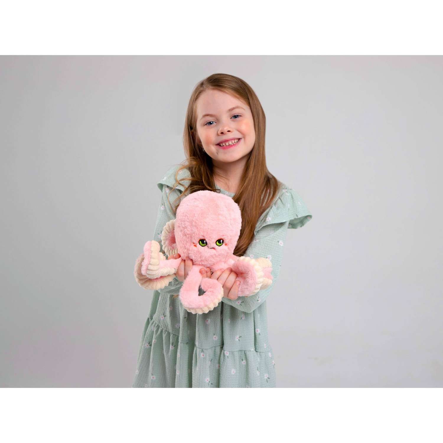 Мягкая игрушка Milo Toys «Осьминог» цвет розовый - фото 7