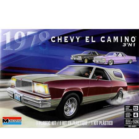 Сборная модель Revell Автомобиль 78 Chevy El Camino 3 в 1