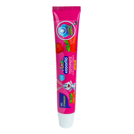 Зубная паста Lion Kodomo гелевая для детей с 6 месяцев с ароматом клубники 40 г