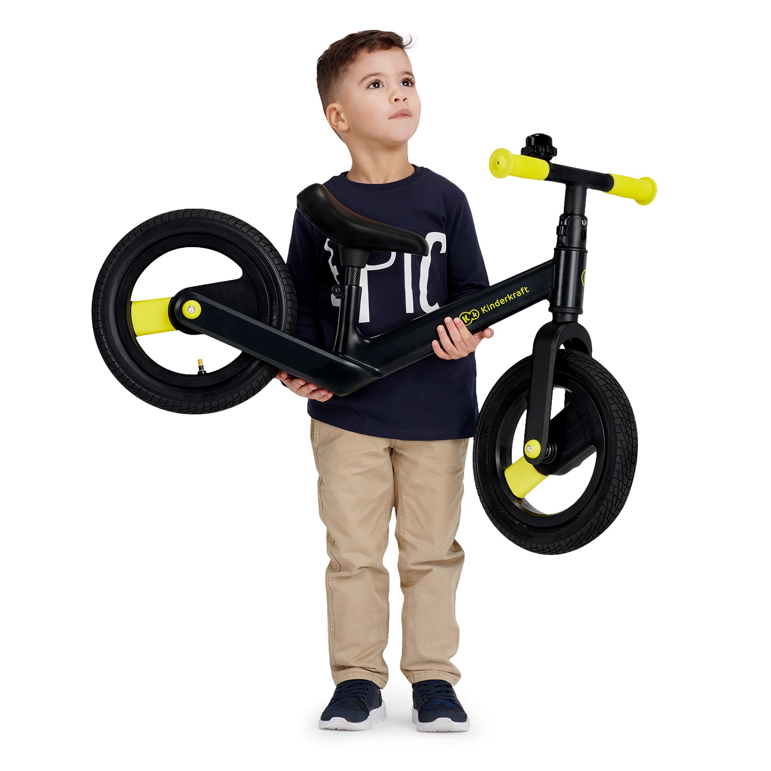 Беговел Kinderkraft Goswift Black volt - фото 9