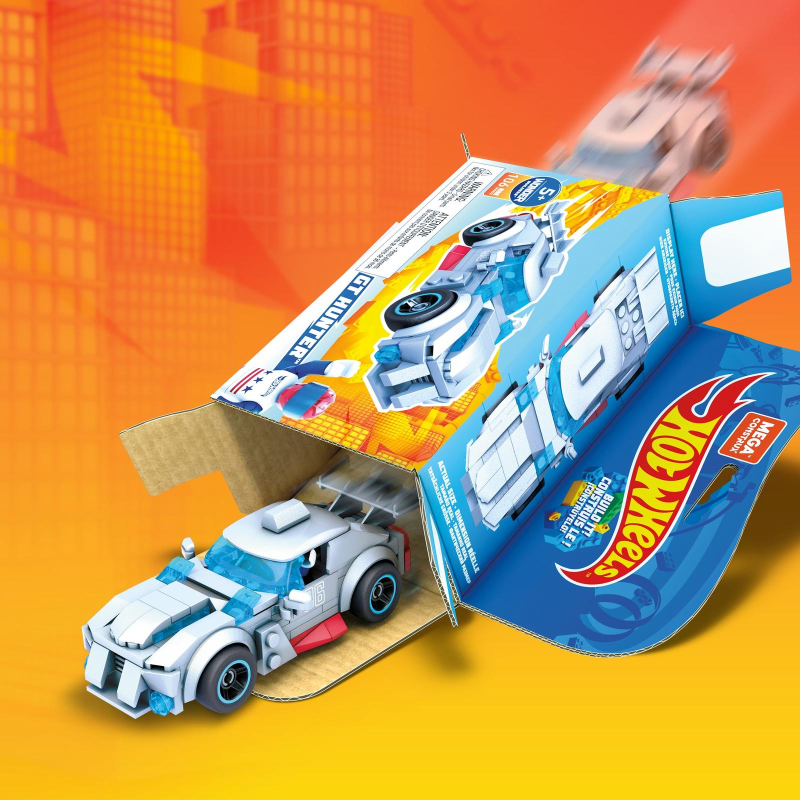 Конструктор Mega Construx Hot Wheels Машинка гоночная GT Хантер GVM32 - фото 8