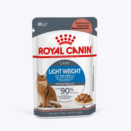 Корм для кошек Royal Canin 85г Light Weight Care соус для профилактики избыточного веса пауч