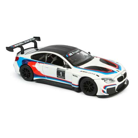 Машинка Mobicaro 1:24 BMW M6 GT3 Белая 68255B