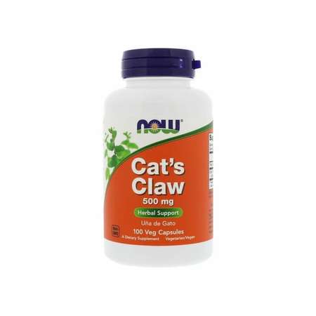 Антиоксидан Now Cats Claw кошачий коготь 500 мг 100 капсул