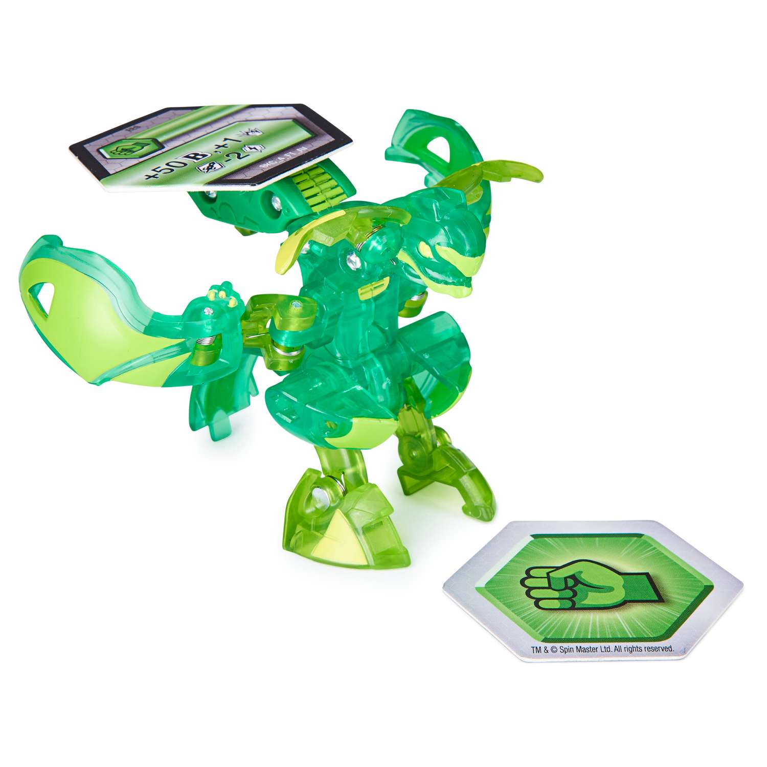 Набор игровой Bakugan HarpyGreen с ультра усилением+карточки 6055887/20124271 - фото 4