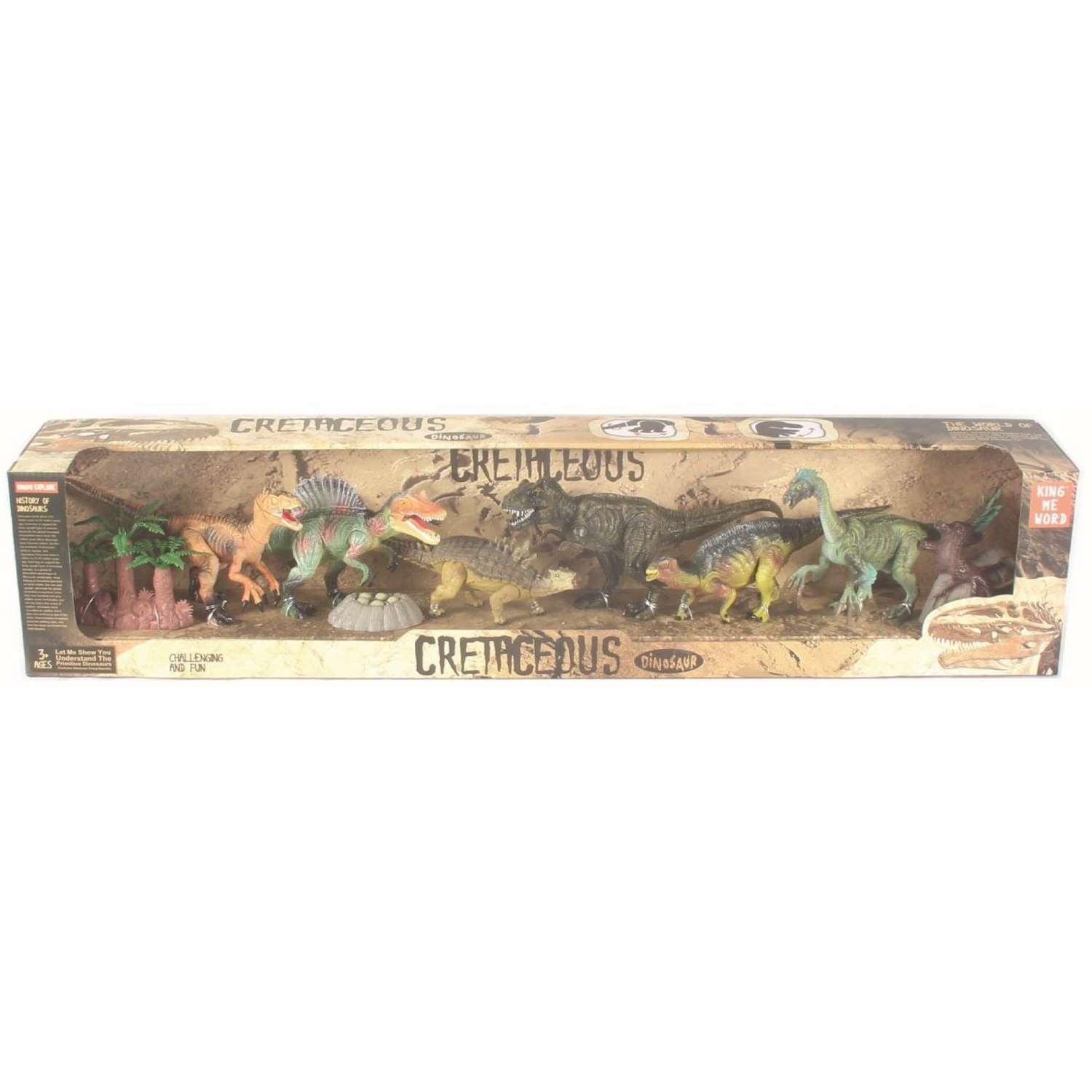 Большой набор Viva Terra 6 фигурок динозавров - фото 1