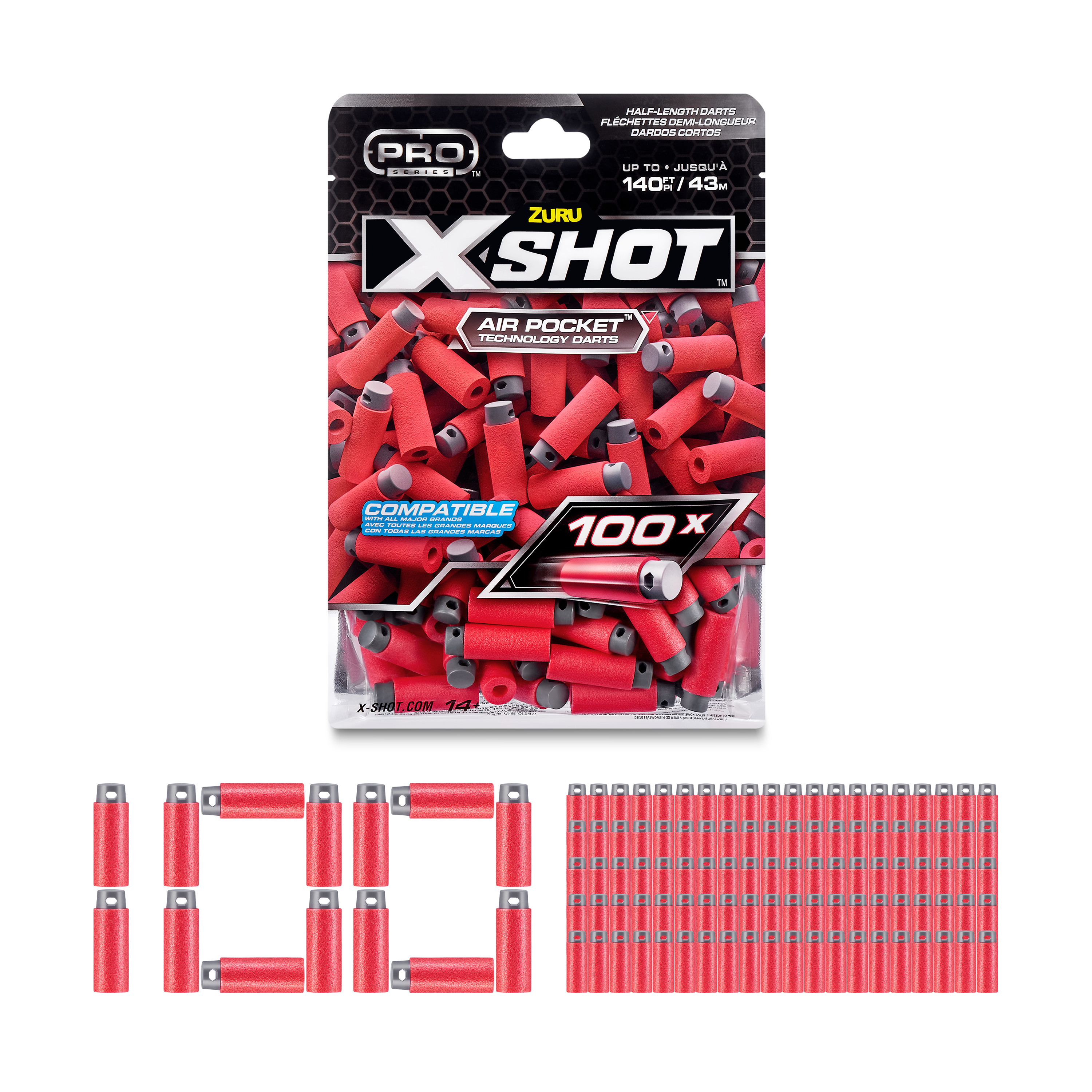 Набор стрел X-Shot PRO 100шт 36601 - фото 5
