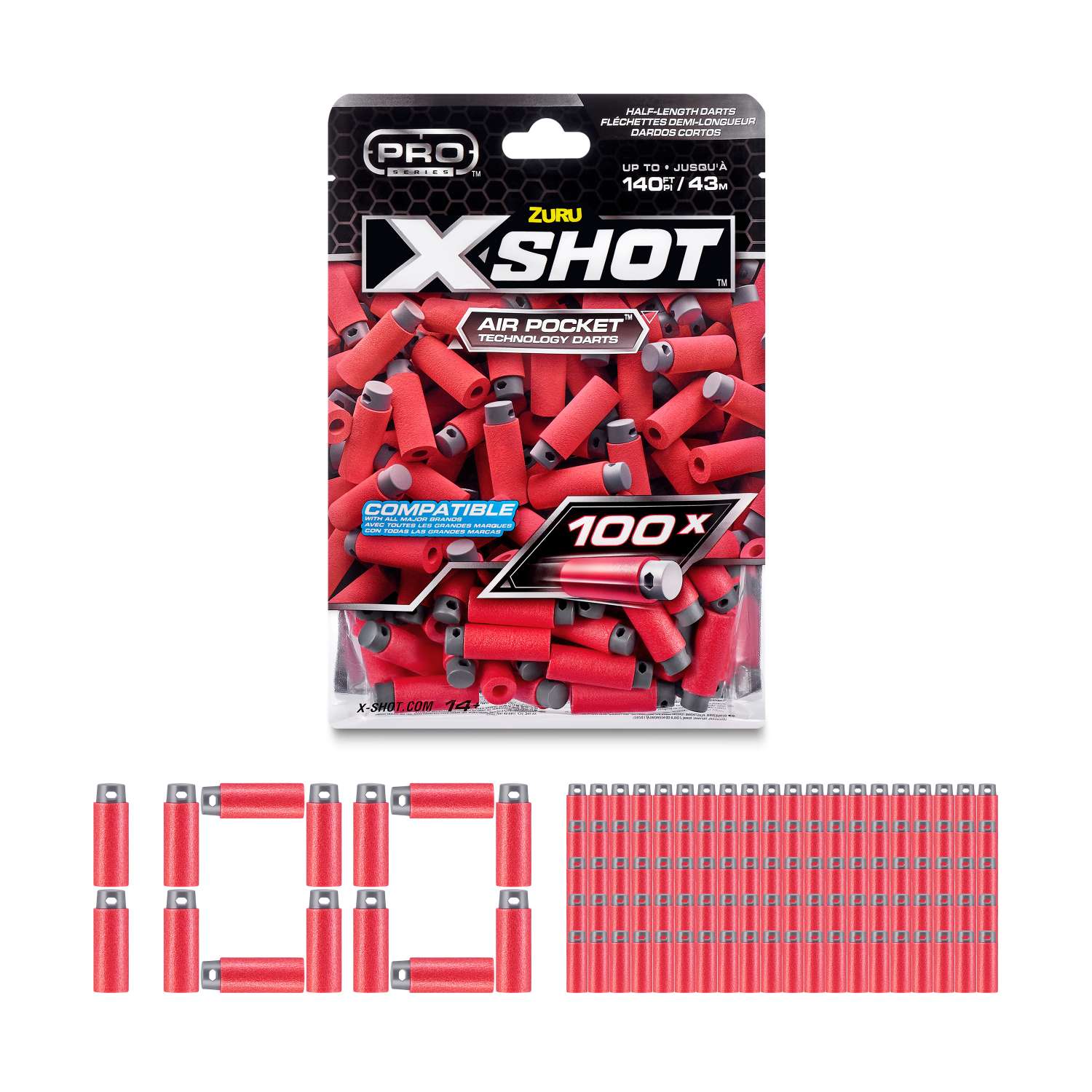 Набор стрел X-Shot PRO 100шт 36601 - фото 5