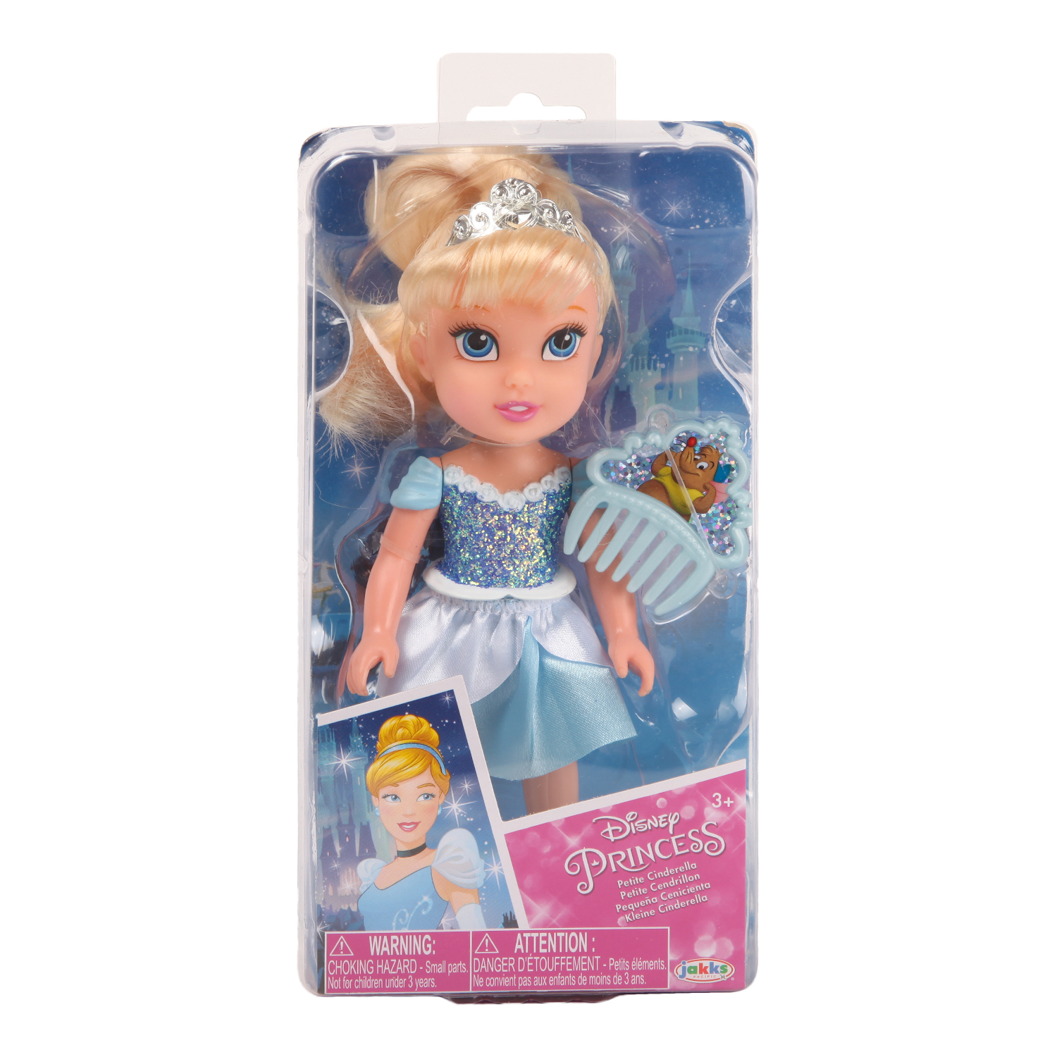 Кукла Jakks Pacific Disney Princess Золушка с расческой 206084 206084 - фото 2