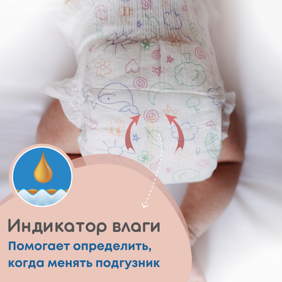 Набор для новорожденных MyKiddo подгузники размер S и три средства гигиены - фото 10