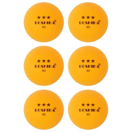 Мяч BOSHIKA Для настольного тенниса оранжевый