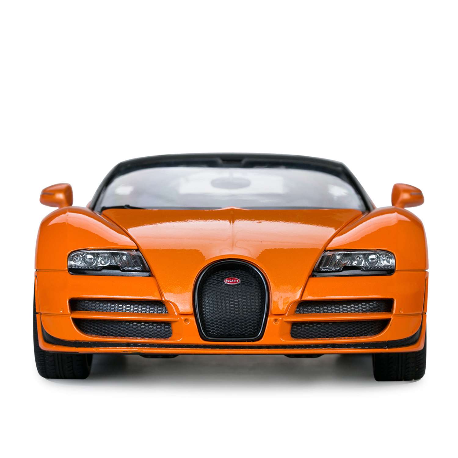 Машинка Rastar Bugatti GS Vitesse 1:18 оранжевая 43900 - фото 4