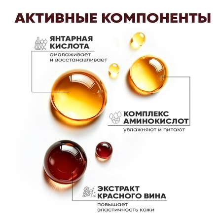 Гель для душа EDEN DETOX Red Wine 350мл