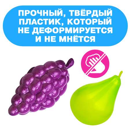 Игровой набор Стром Фруктовая корзинка Розовая 7 предметов