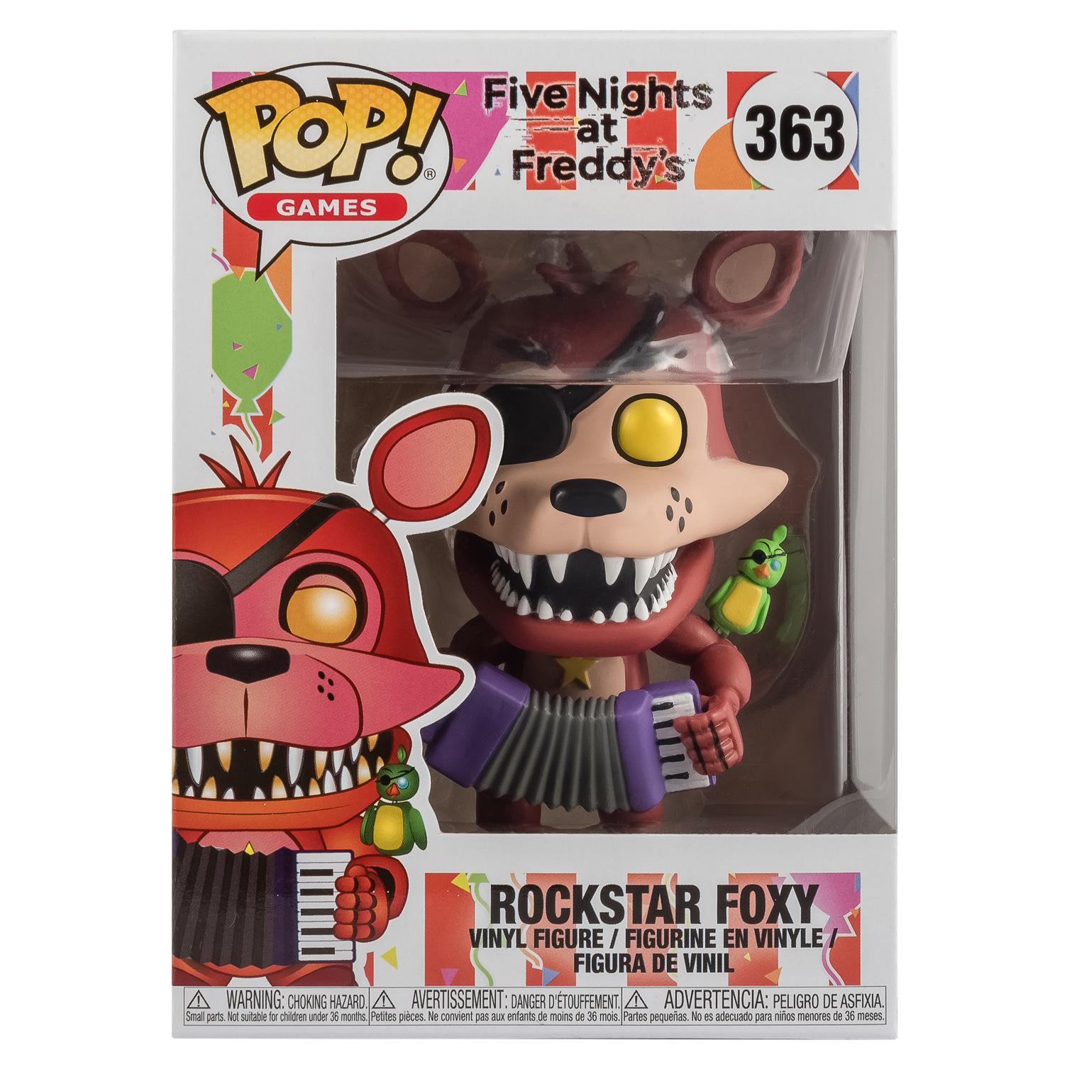 Фигурка Funko Pop vinyl Fnaf pizza Rockstar Foxy купить по цене 1299 ₽ в  интернет-магазине Детский мир