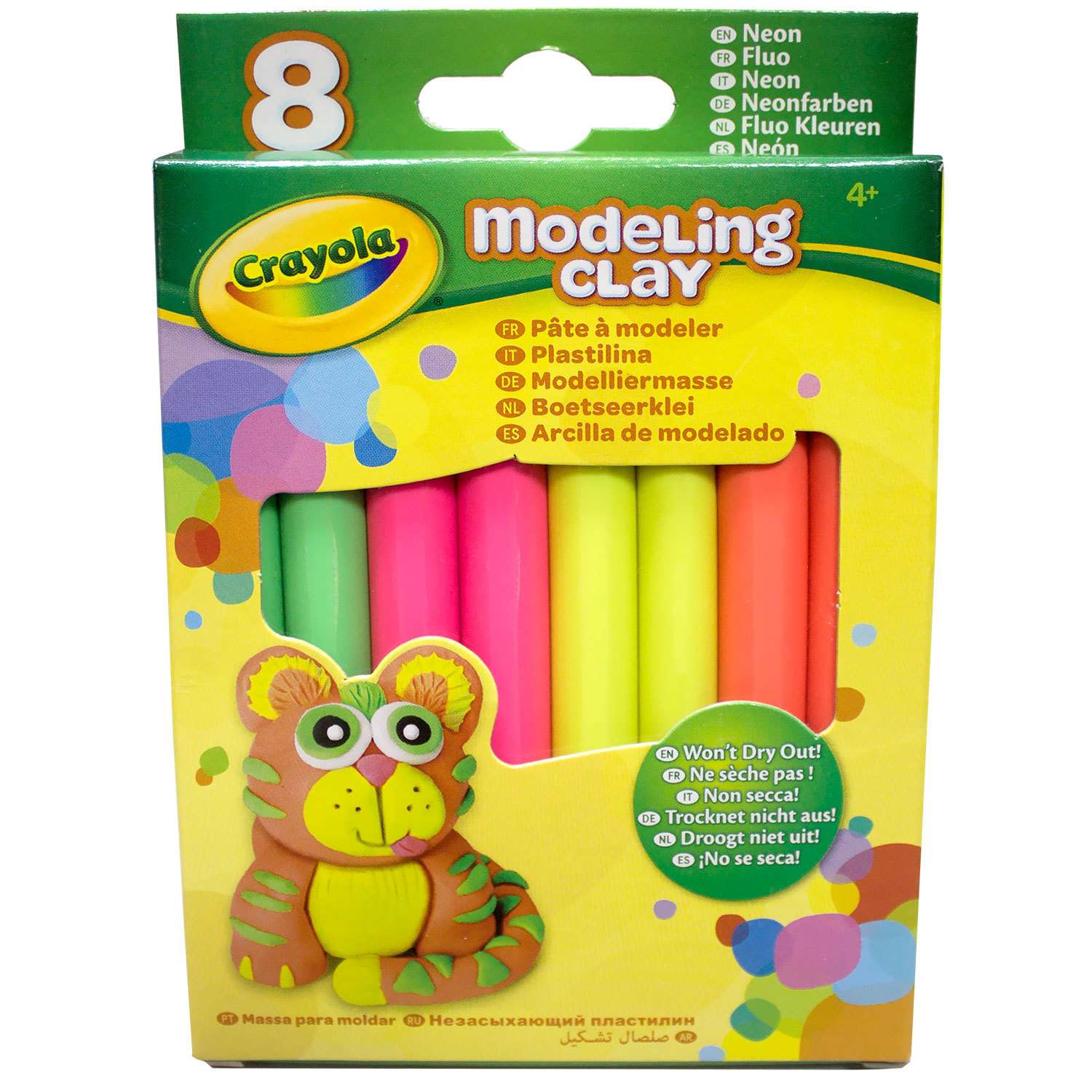 Crayola Modeling Clay Neon Colors 