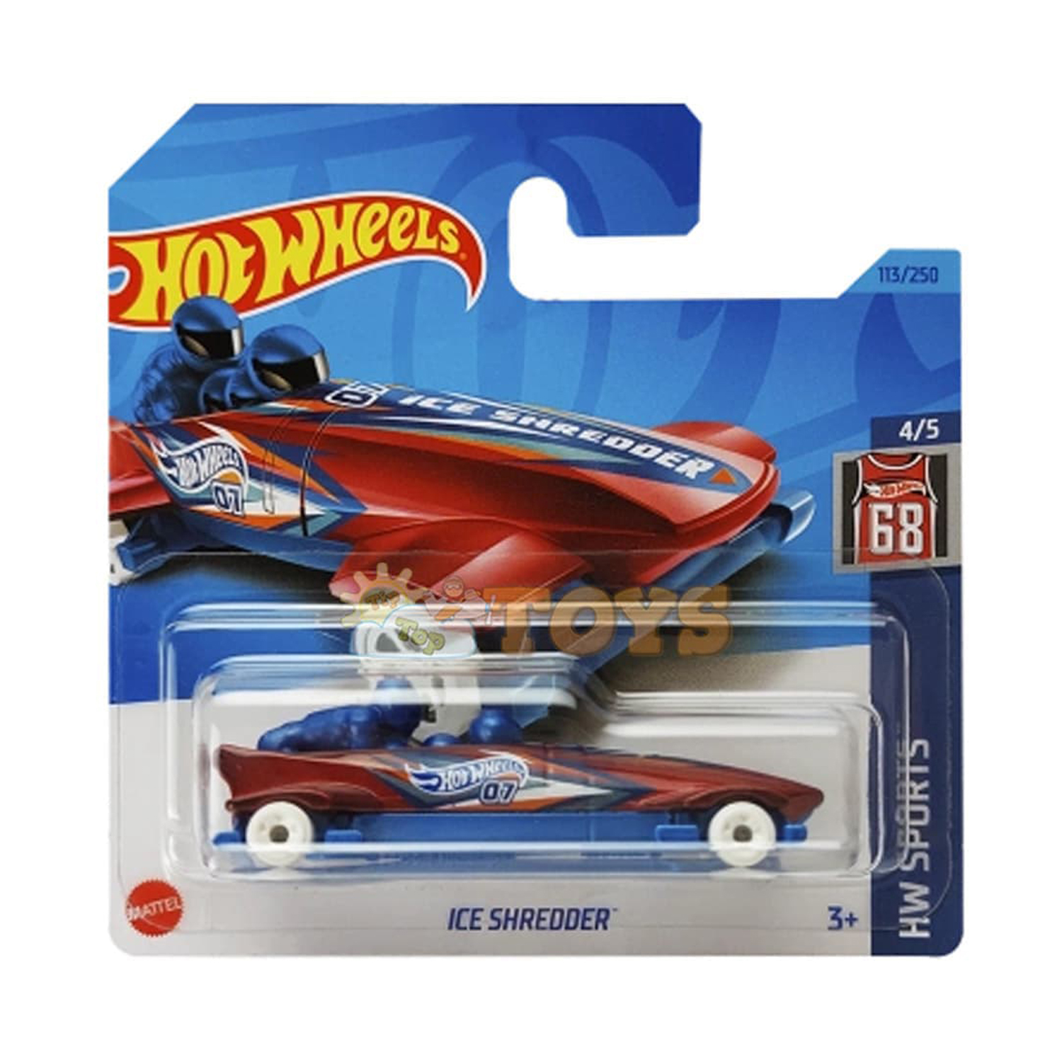 Болид Hot Wheels ice shredder 1:64 без механизмов 5785-A113-HKH82 - фото 2