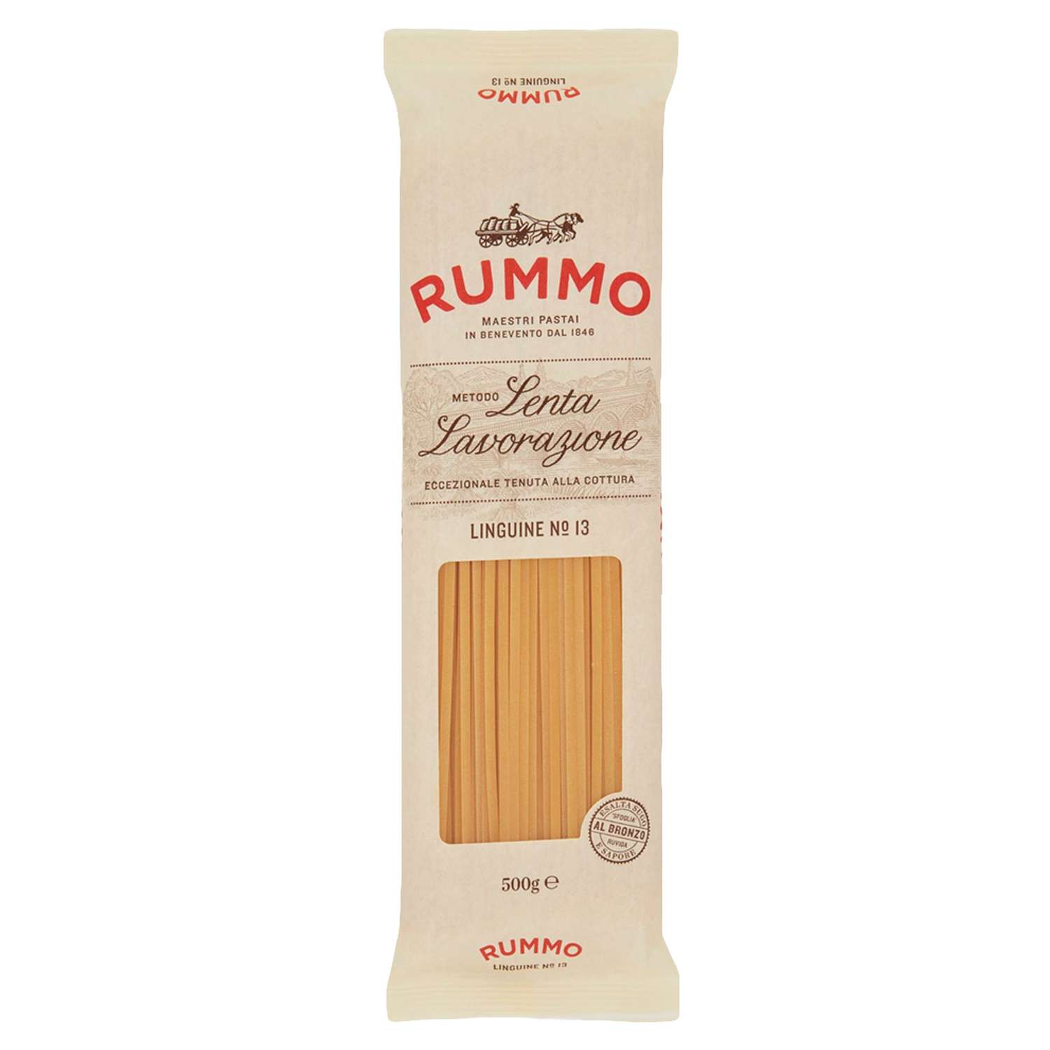 Макароны Rummo паста спагетти из твердых сортов пшеницы Классические Лингуине n.13 500 г - фото 1