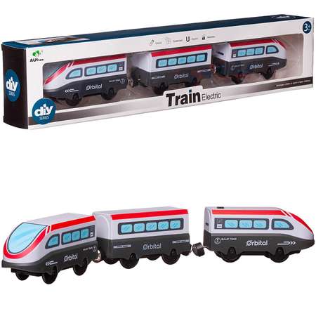 Поезд Junfa электромеханический два локомотива и один вагон