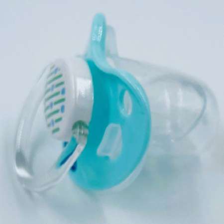 Cоска-пустышка BabyTime ортодонтическая с защитным колпачком