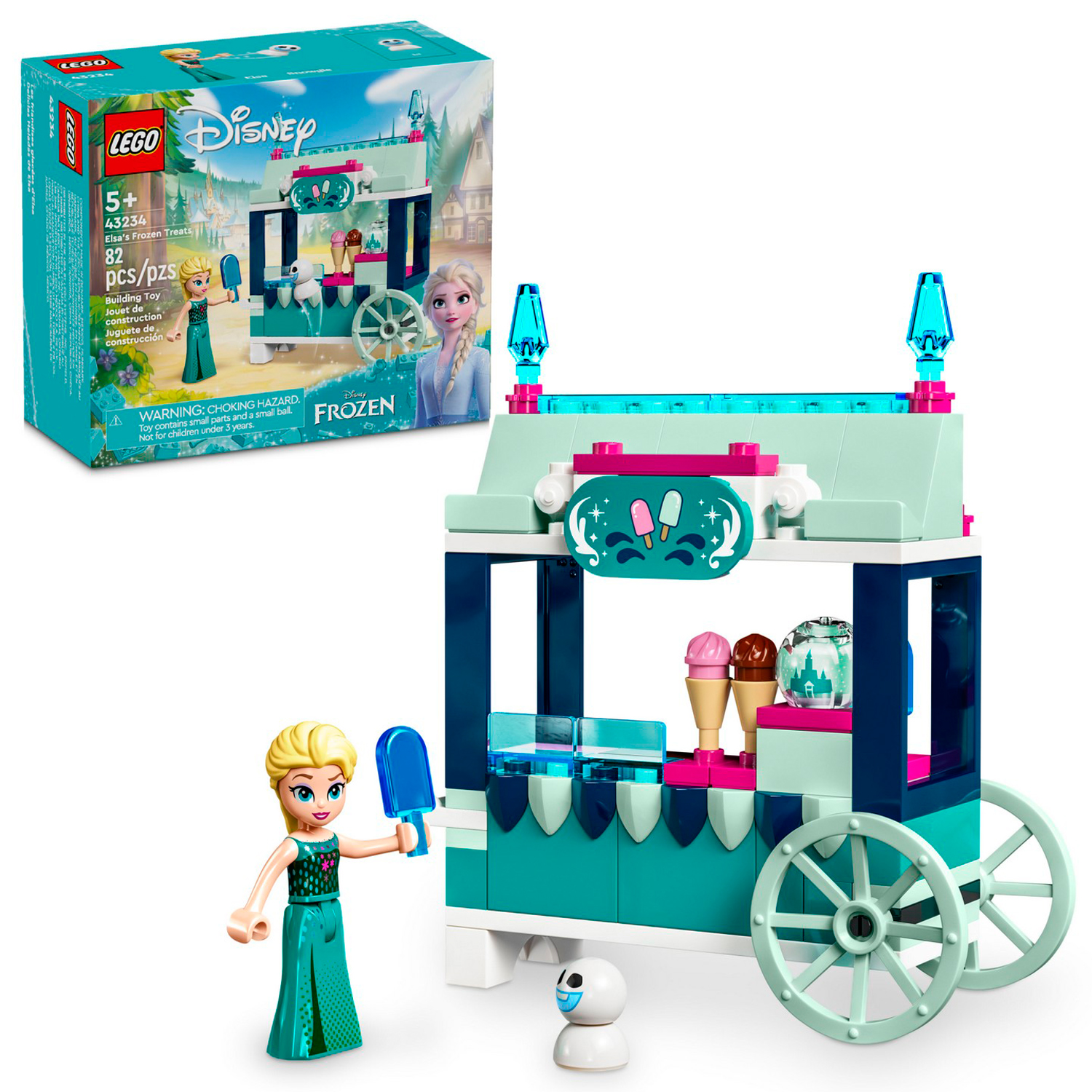 Конструктор детский LEGO Princess Лавка с угощениями Эльзы 43234 - фото 1