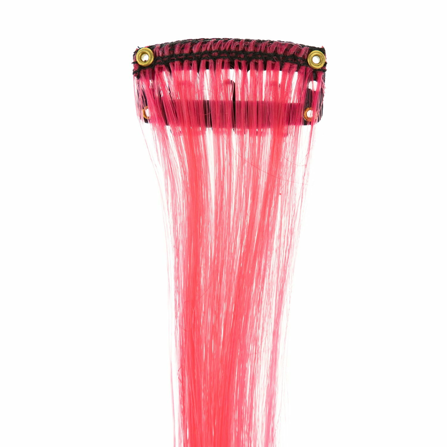 Цветные пряди для волос Lukky Fashion на заколках искусственные детские розовые градиент 55 см аксессуары для девочек - фото 6