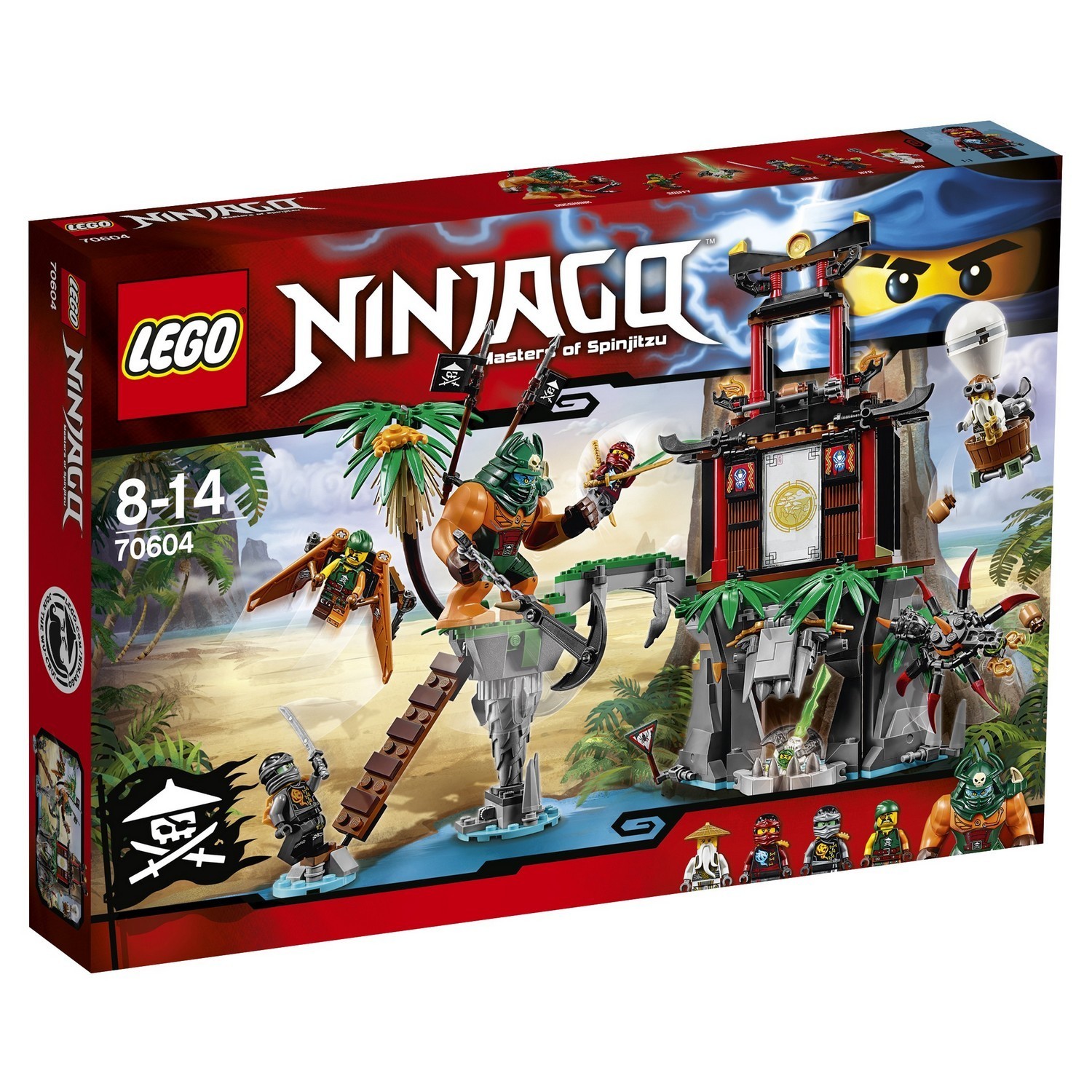 Конструктор LEGO Ninjago Остров тигриных вдов (70604) купить по цене 3619 ₽  в интернет-магазине Детский мир