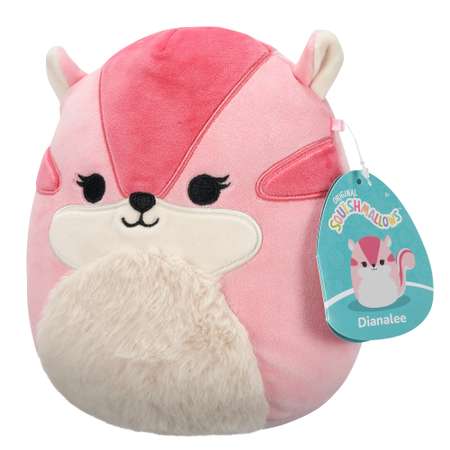 Игрушка мягкая Squishmallows Розовый бурундук