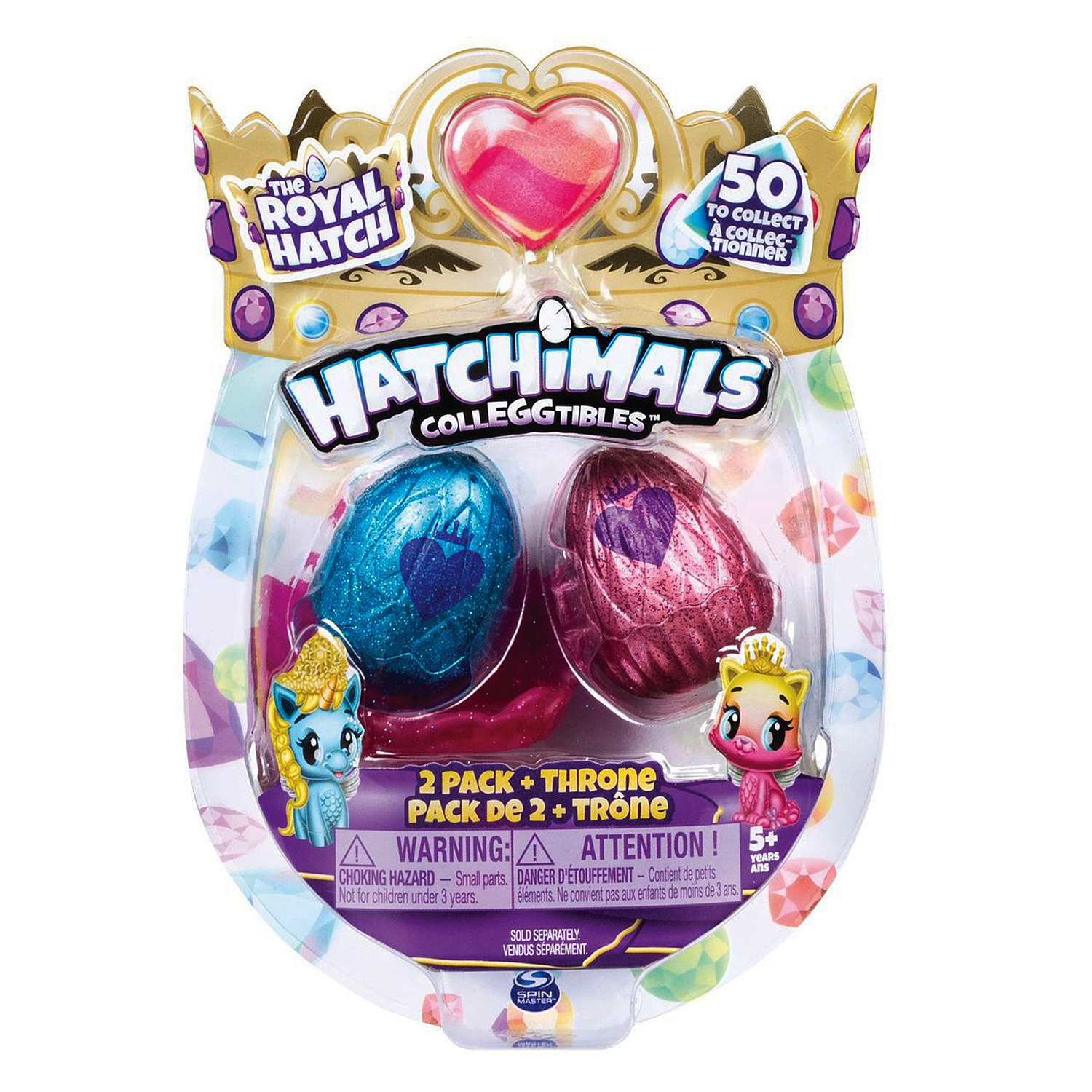 Набор игровой Hatchimals Волшебное королевство 2яйца в непрозрачной  упаковке (Сюрприз) 6047181