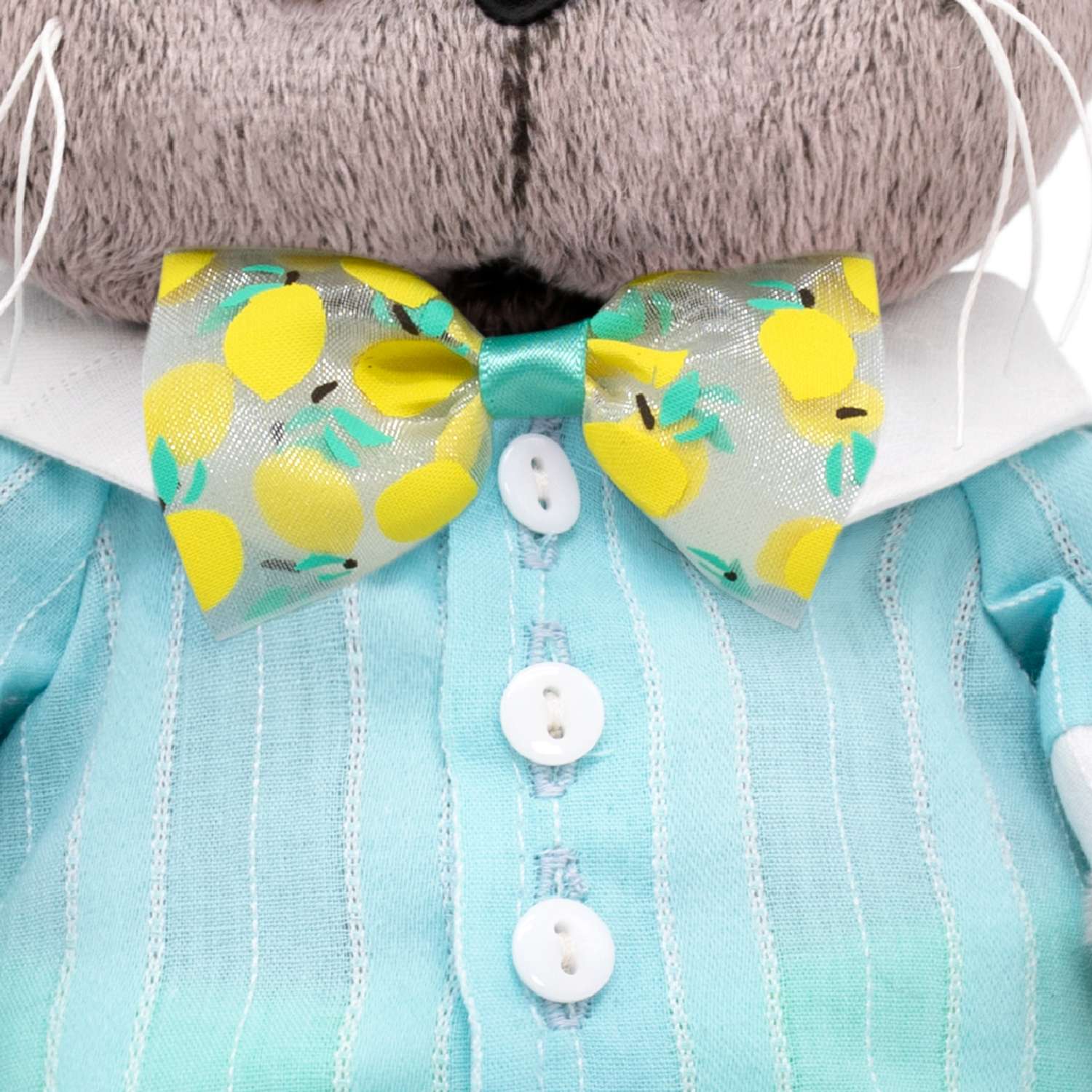 Мягкая игрушка BUDI BASA Басик BABY в костюмчике с галстуком-бабочкой 20 см BB-128 - фото 6