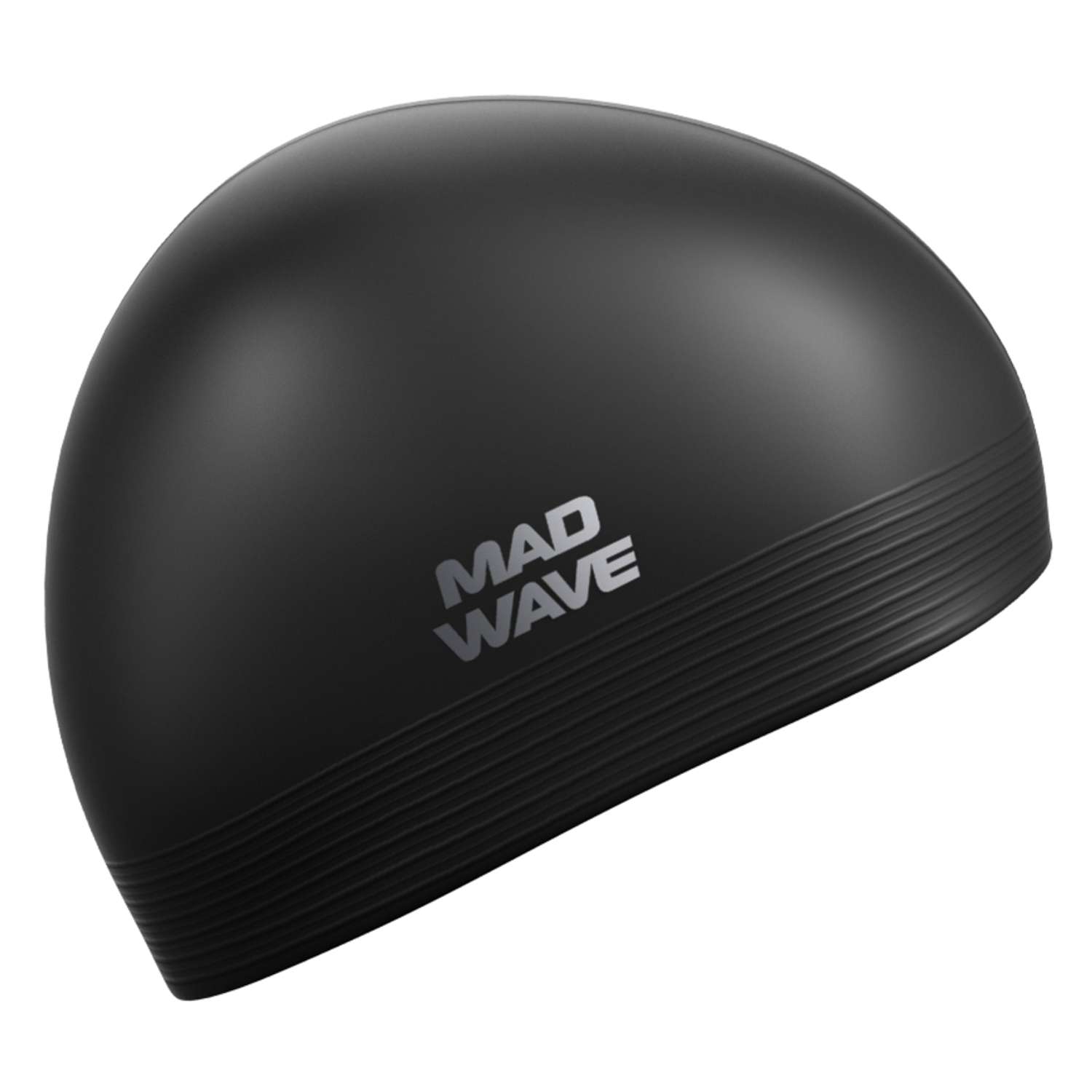 Шапочка для плавания латексная Mad Wave Solid Soft M0565 02 0 01W черная - фото 2