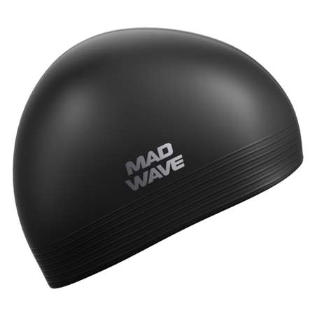 Шапочка для плавания латексная Mad Wave Solid Soft M0565 02 0 01W черная
