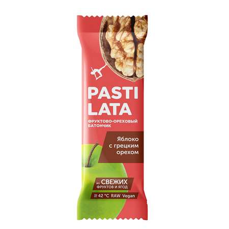 Батончик Pastilata фруктово-ореховый яблоко-грецкий орех 30г