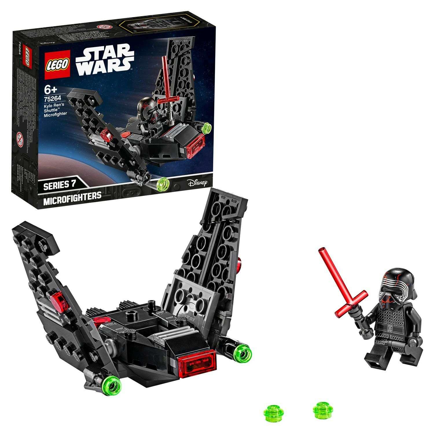 Конструктор LEGO Star Wars Микрофайтеры Шаттл Кайло Рена 75264 - фото 1