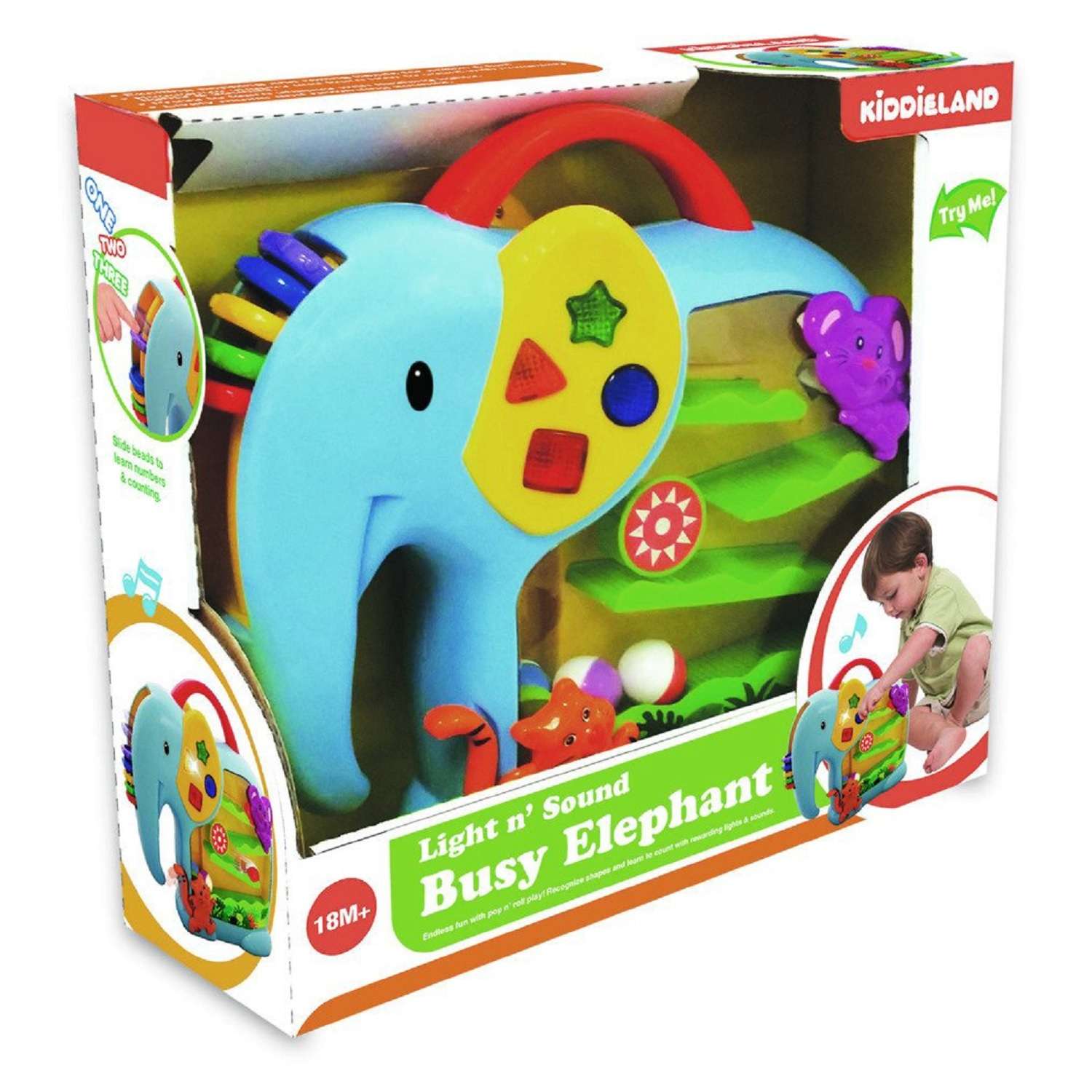 Развивающая игрушка Kiddieland Занимательный слон (KID 052167) - фото 2