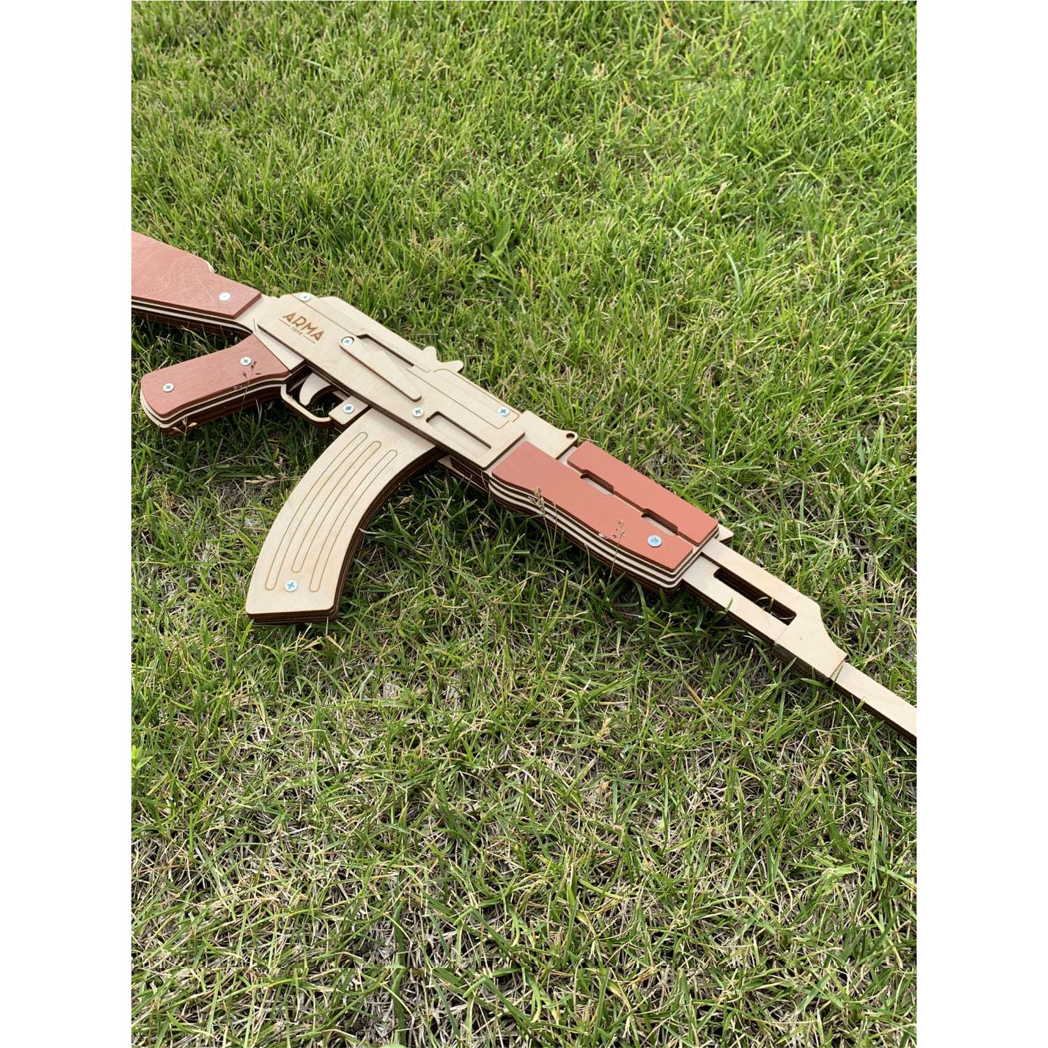 Резинкострел Arma.toys АК-47 фрагментарно окрашенный - фото 5