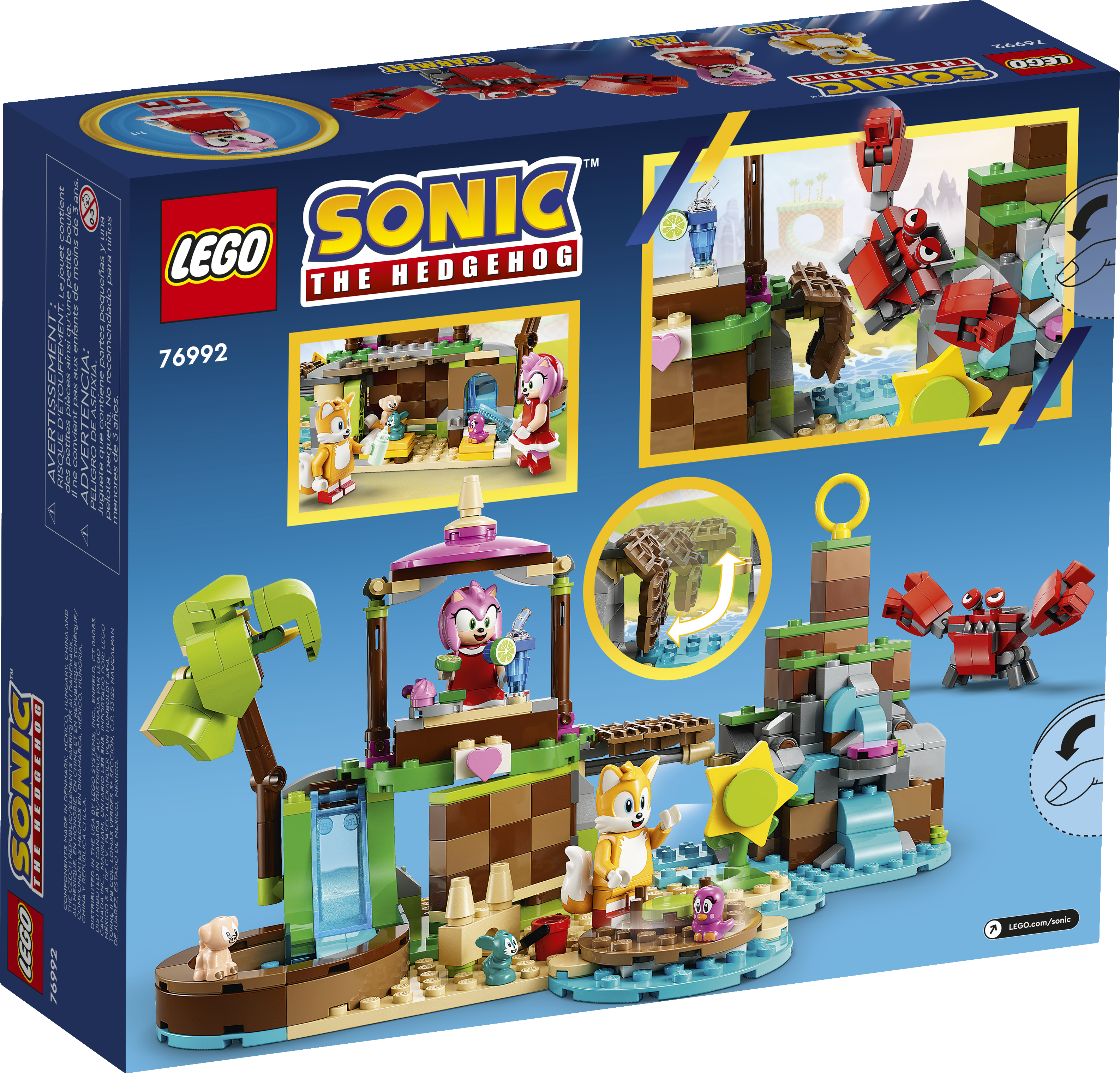 Конструктор LEGO Sonic the Hedgehog Остров спасения животных Эми 76992 - фото 5