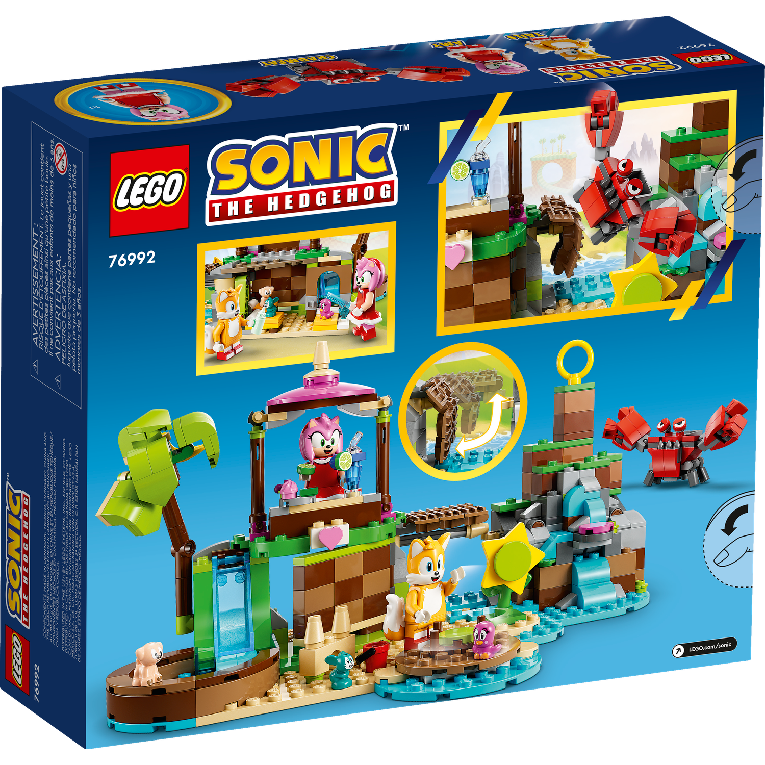 Конструктор LEGO Sonic the Hedgehog  Остров спасения животных Эми 76992 - фото 5