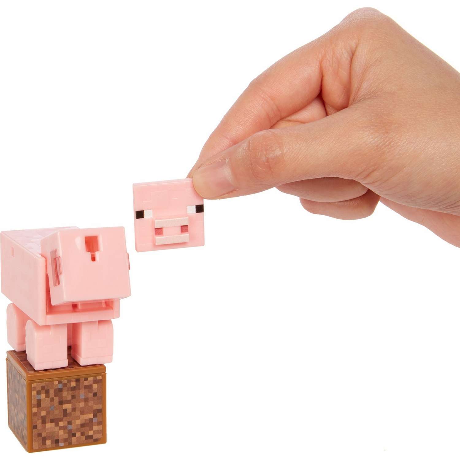 Фигурка Minecraft Свинья с аксессуарами GGP94 - фото 8