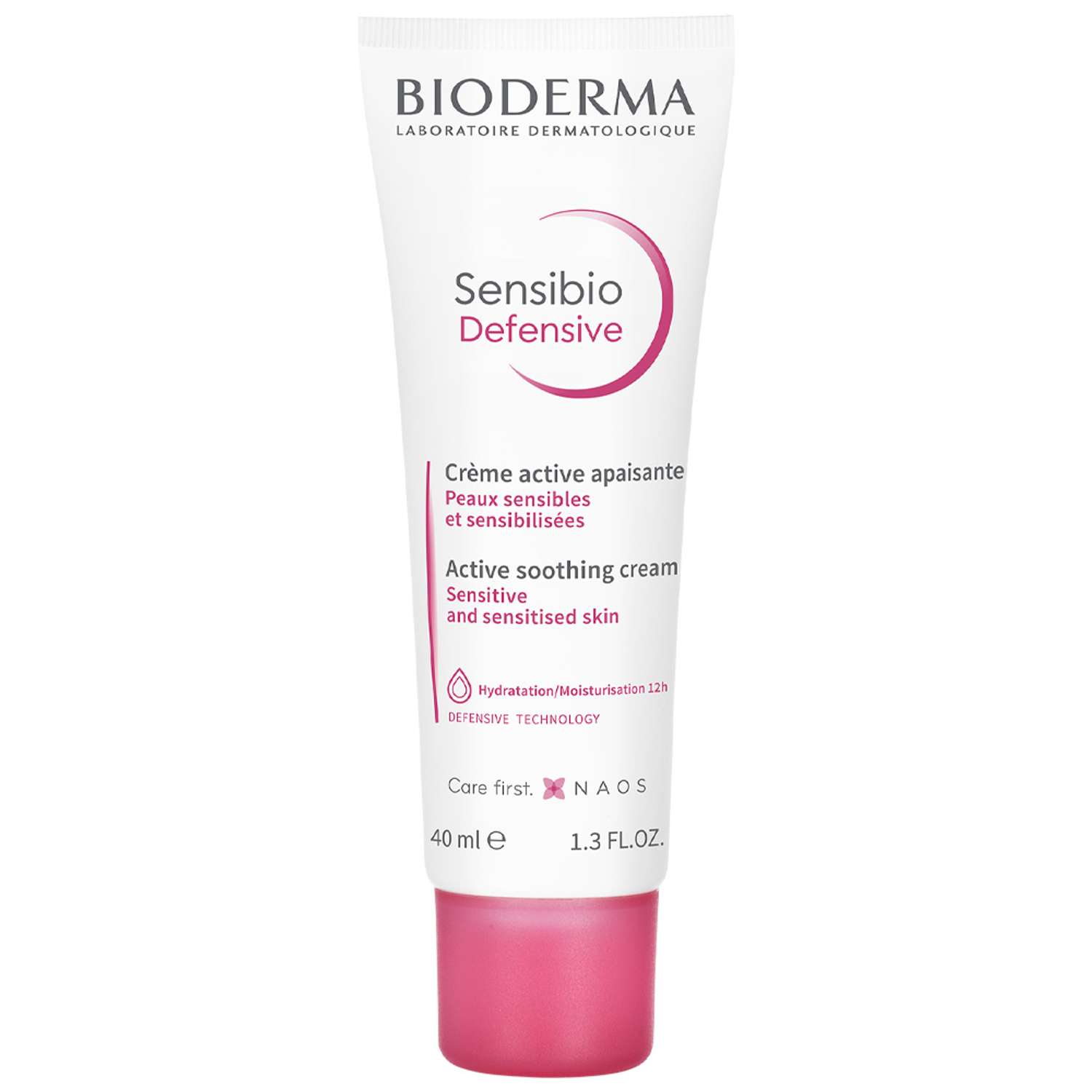 Крем Bioderma Sensibio Дефенсив для увлажнения чувствительной кожи лица легкая текстура 40 мл - фото 1