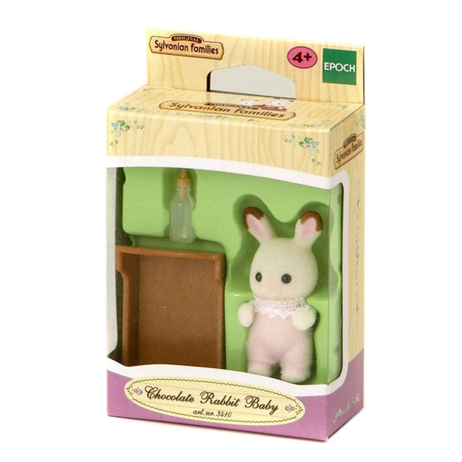 Малыш кролик Sylvanian Families 3405 в розовом комбинезончике - фото 2