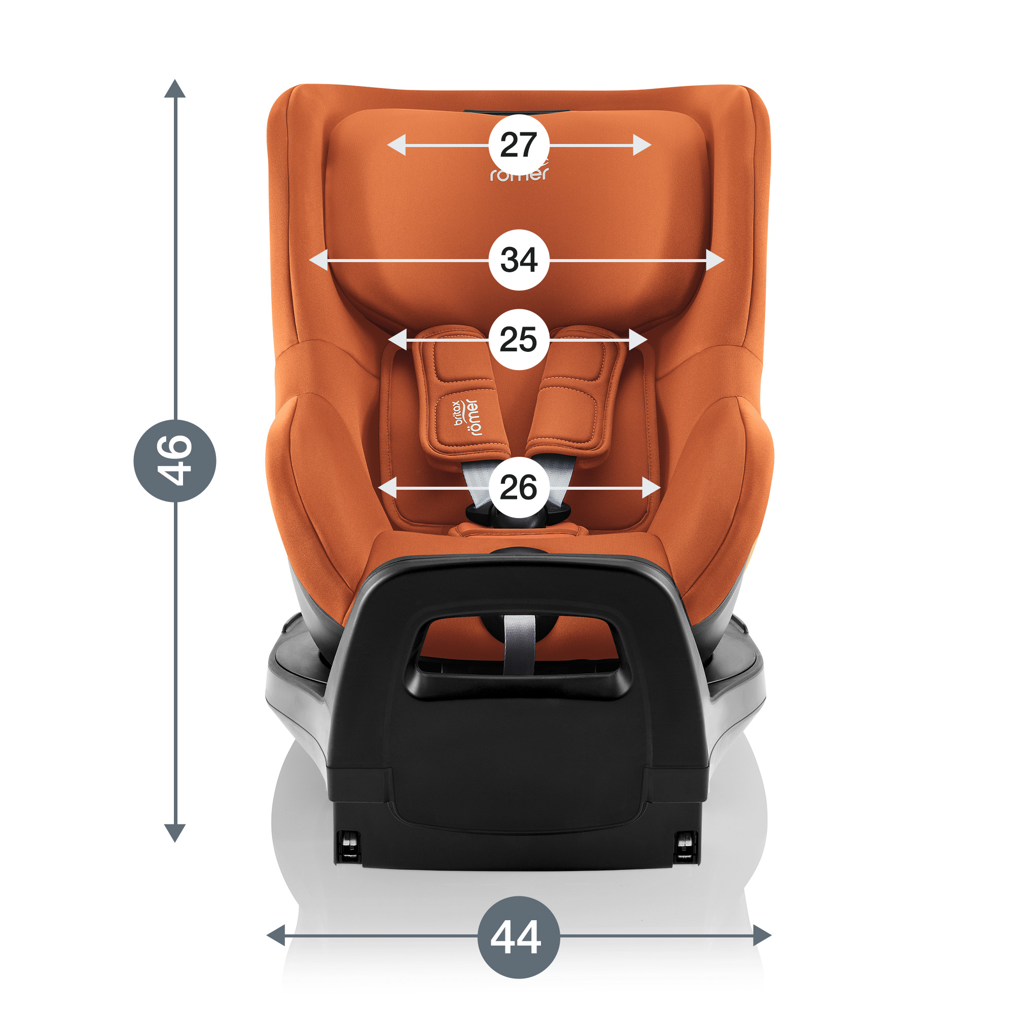 Автокресло Britax Roemer DUALFIX PRO M Golden Cognac - фото 3